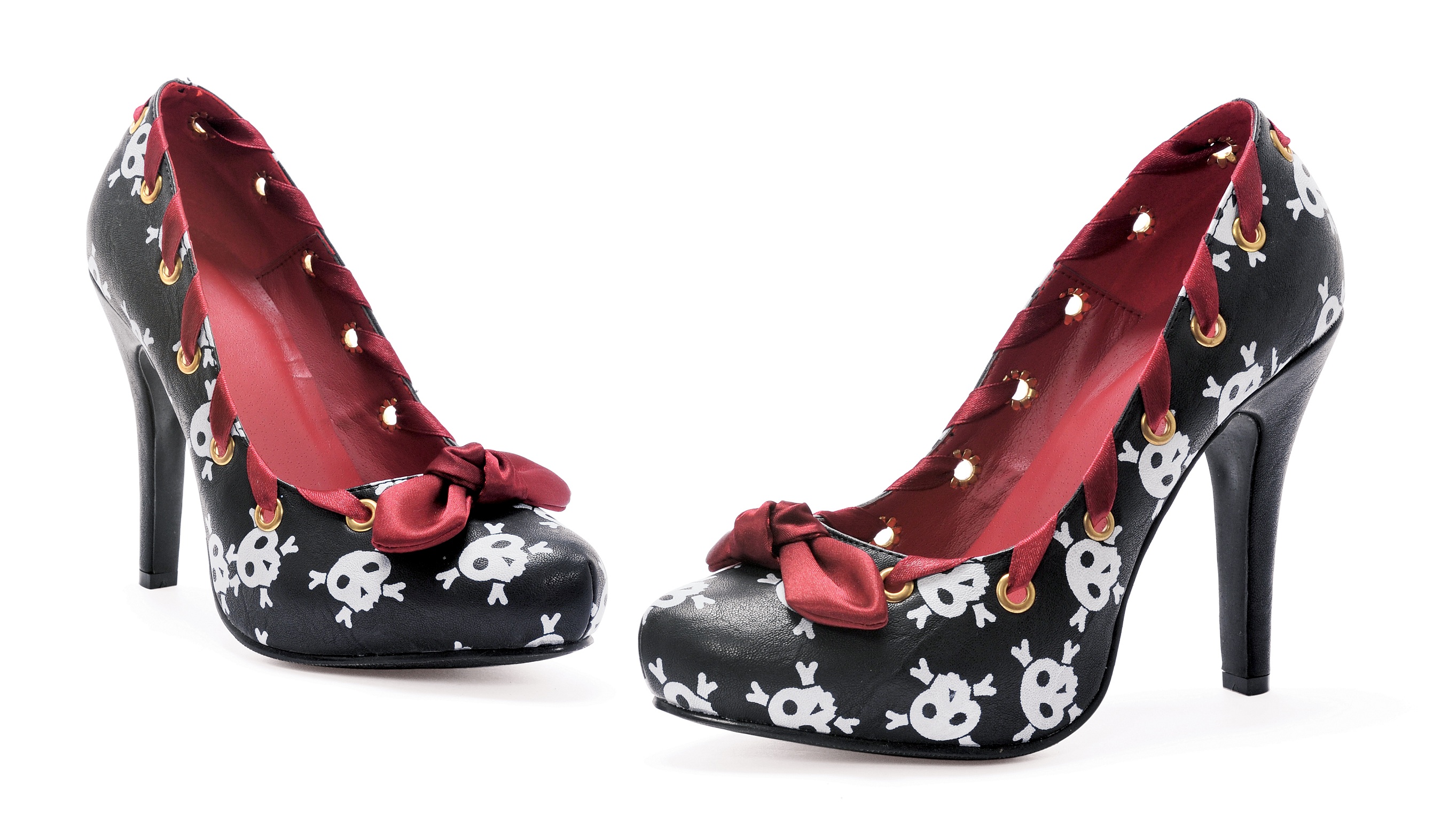 Ahoy - 4 Inch Heel Pump with Skulls